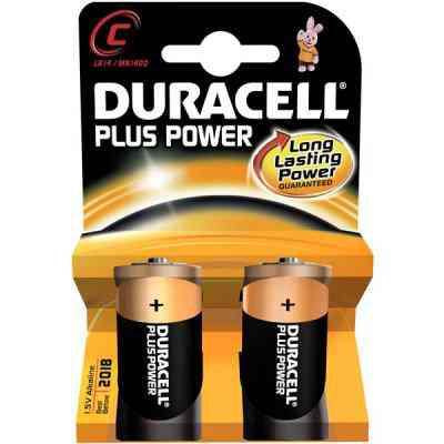 Duracell Pila Alcalina Plus Power Lr14 C Pack 2